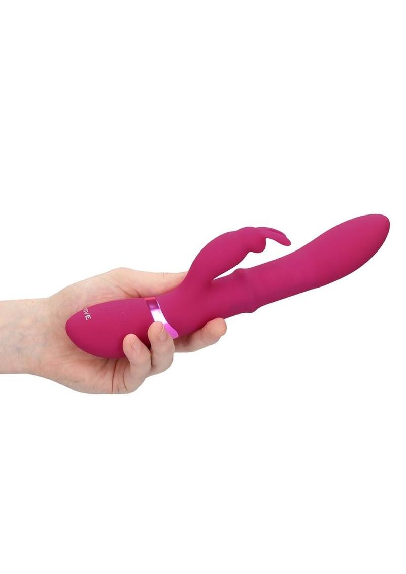 Vive Halo Rechargeable Silicone Ring Rabbit Vibrator Vive by Shots