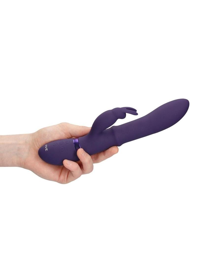 Vive Halo Rechargeable Silicone Ring Rabbit Vibrator Vive by Shots