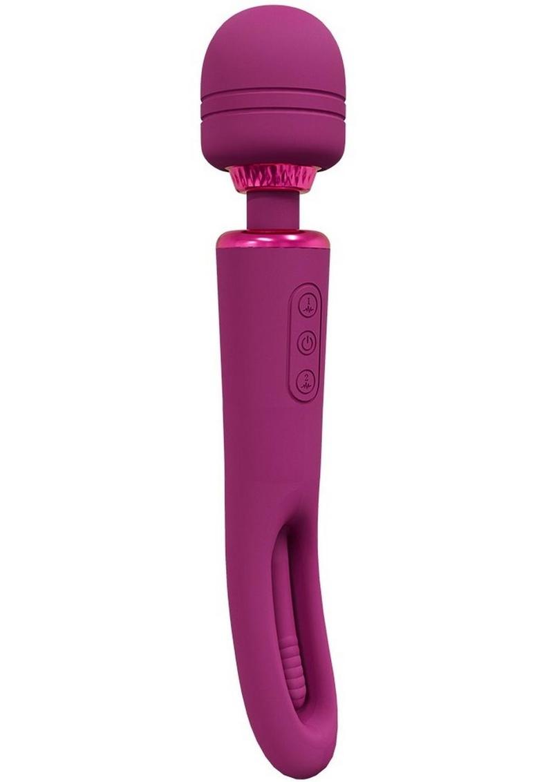 Vive Kiku Rechargeable Double Ended Wand with G-Spot Stimulator Vive by Shots