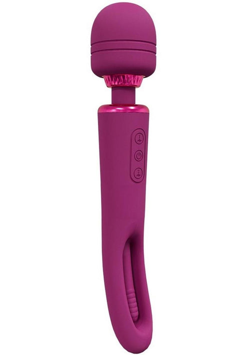 Load image 1 in gallery view. Vive Kiku Rechargeable Double Ended Wand with G-Spot Stimulator Vive by Shots