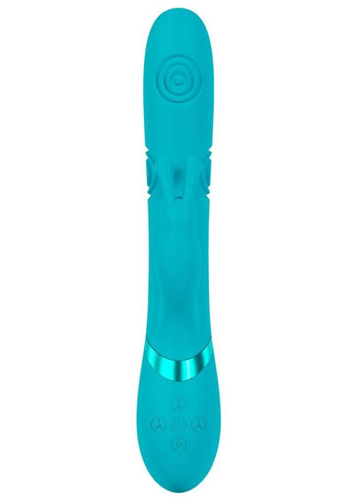 Load image 1 in gallery view. Vive Mimi 10 Function Silicone Rechargeable Triple Motor G-Spot Vibrating and Tapping Rabbit Vive by Shots
