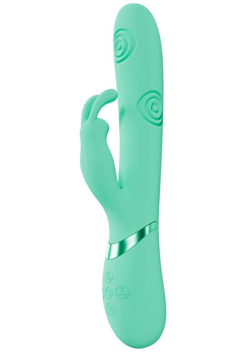 Vive Mimi 10 Function Silicone Rechargeable Triple Motor G-Spot Vibrating and Tapping Rabbit Vive by Shots