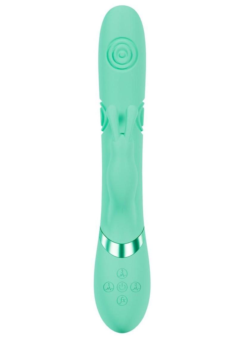 Vive Mimi 10 Function Silicone Rechargeable Triple Motor G-Spot Vibrating and Tapping Rabbit Vive by Shots