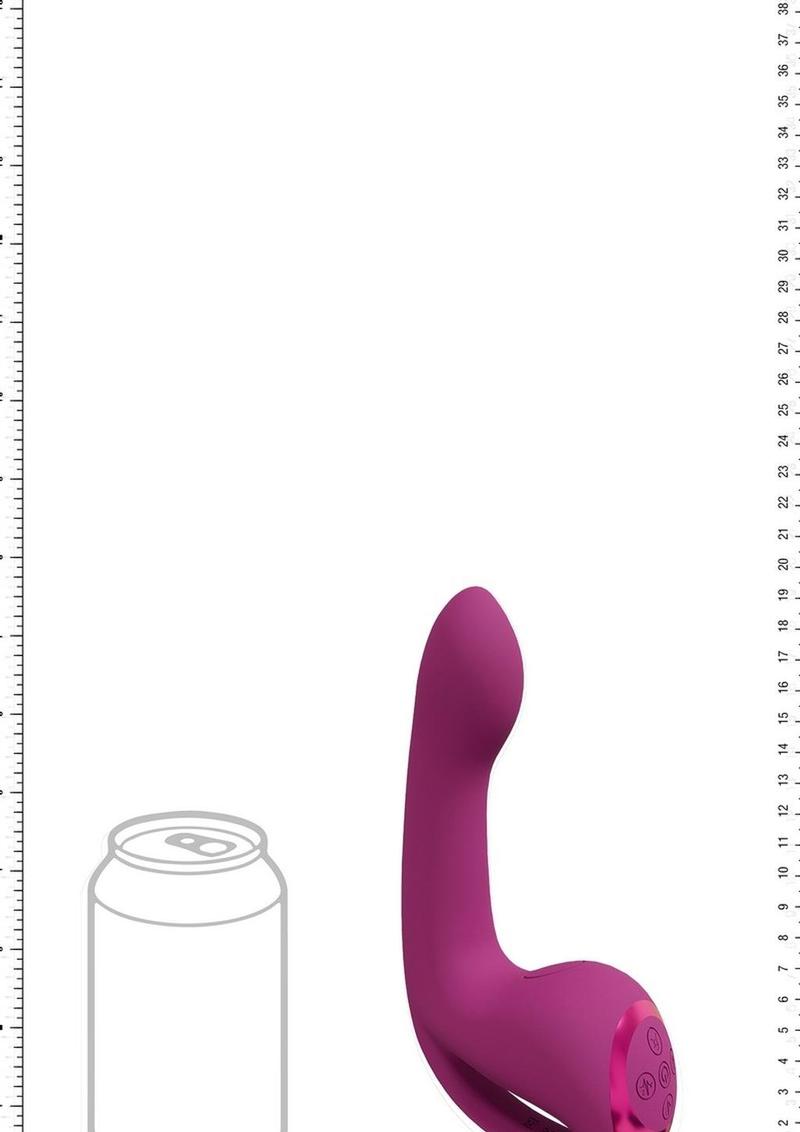 Vive Riko Rechargeable Silicone Triple Motor Thumper with Finger Motion Vibrator Vive by Shots