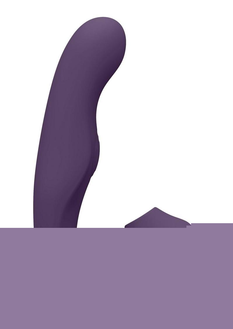 Vive Zaki Air Wave Pulse Wave and G-Spot Rechargeable Silicone Vibrator - Purple