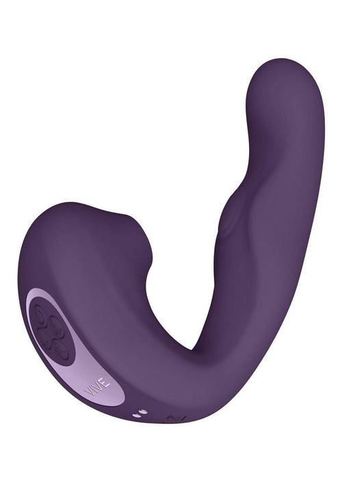 Load image 1 in gallery view. Vive Zaki Air Wave Pulse Wave and G-Spot Rechargeable Silicone Vibrator Vive by Shots