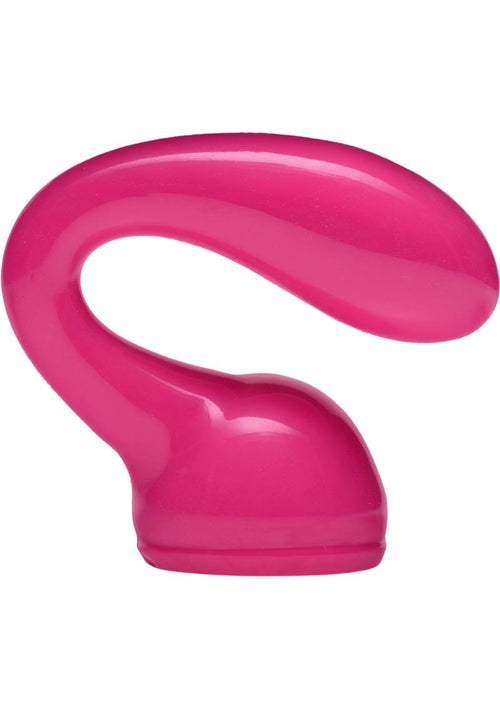 Load image 1 in gallery view. Wand Essentials Deep Glider Curbed G-Spot Attachment - Pink