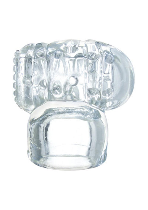 Load image 1 in gallery view. Wand Essentials Vibra Cup U-Tip Stimulator Attachment - Clear