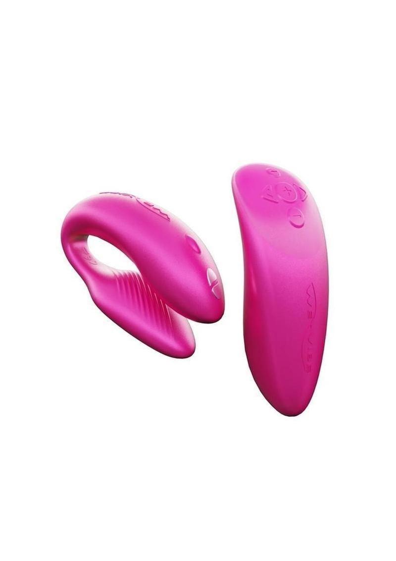 We-Vibe Chorus Rechargeable Couples Vibrator with Squeeze Remote Control - Cosmic We-Vibe