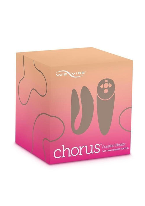 Load image 1 in gallery view. We-Vibe Chorus Rechargeable Couples Vibrator with Squeeze Remote Control - Cosmic - Pink
