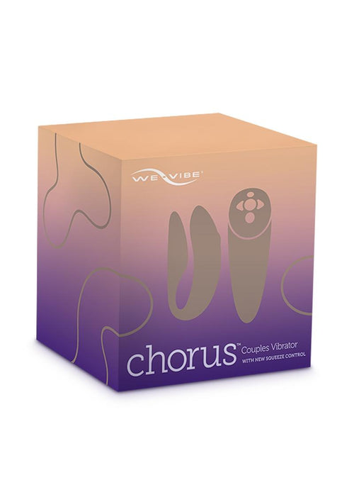 Load image 1 in gallery view. We-Vibe Chorus Rechargeable Couples Vibrator with Squeeze Control - Purple