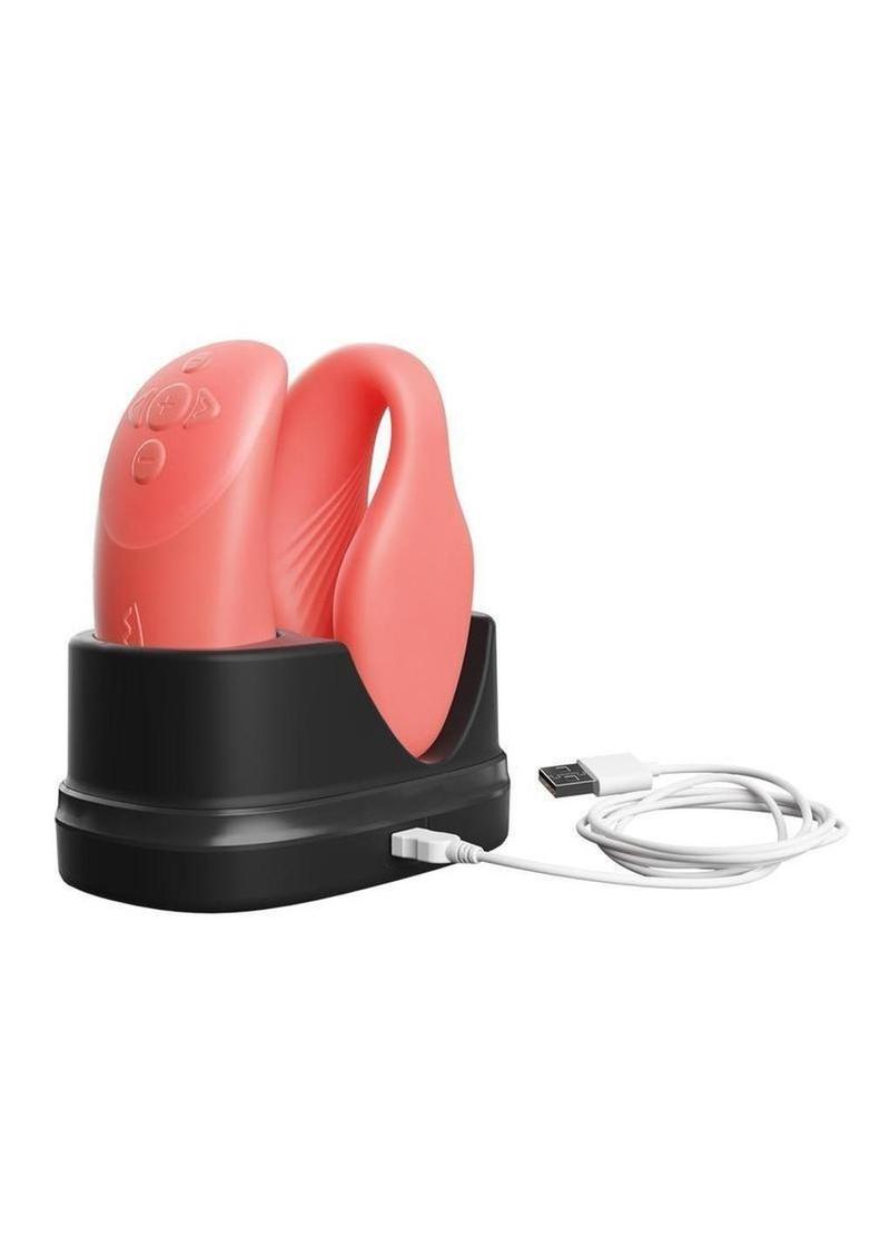 We-Vibe Chorus Rechargeable Silicone Couples Vibrator with Remote Control - Crave We-Vibe