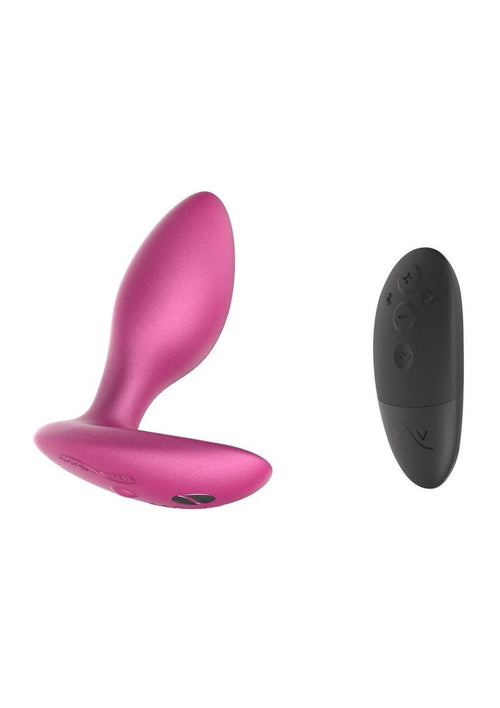 Load image 1 in gallery view. We-Vibe Ditto+ App Compatible Vibrating Rechargeable Silicone Butt Plug with Remote Control - Cosmic - Pink