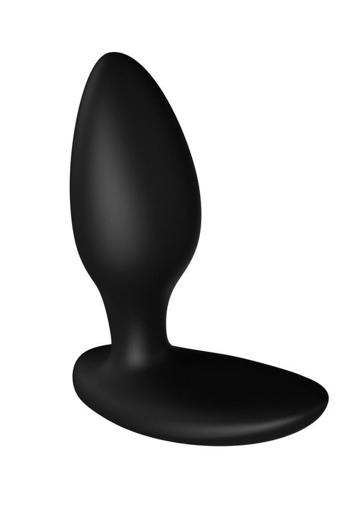 Load image 1 in gallery view. We-Vibe Ditto+ App Compatible Vibrating Rechargeable Silicone Butt Plug with Remote Control - Satin - Black