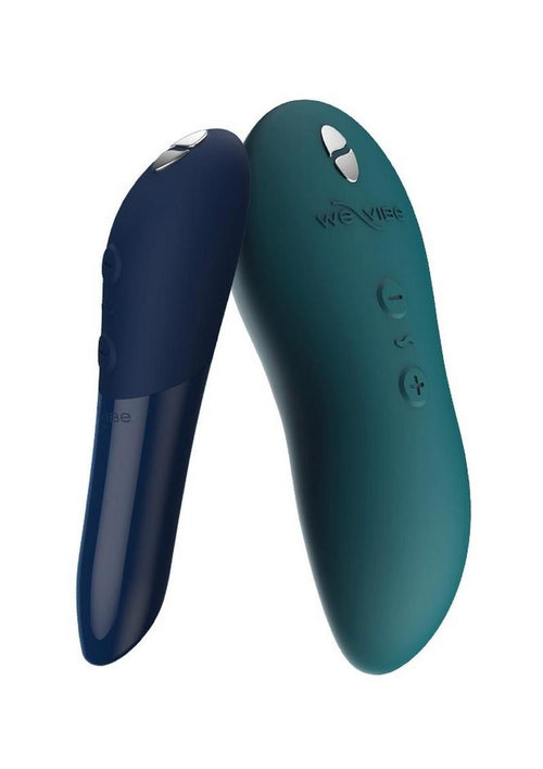 Load image 1 in gallery view. We-Vibe Forever Favorites Set Silicone Rechargeable Touch X and Tango X - Blue/Green