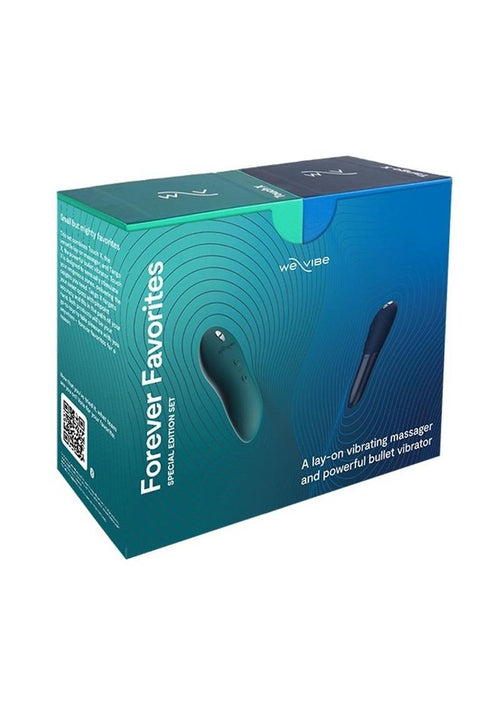 Load image 1 in gallery view. We-Vibe Forever Favorites Set Silicone Rechargeable Touch X and Tango X - Blue/Green