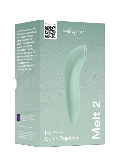 Load image 1 in gallery view. We-Vibe Melt 2 Rechargeable Silicone Couples Vibrator - Sage