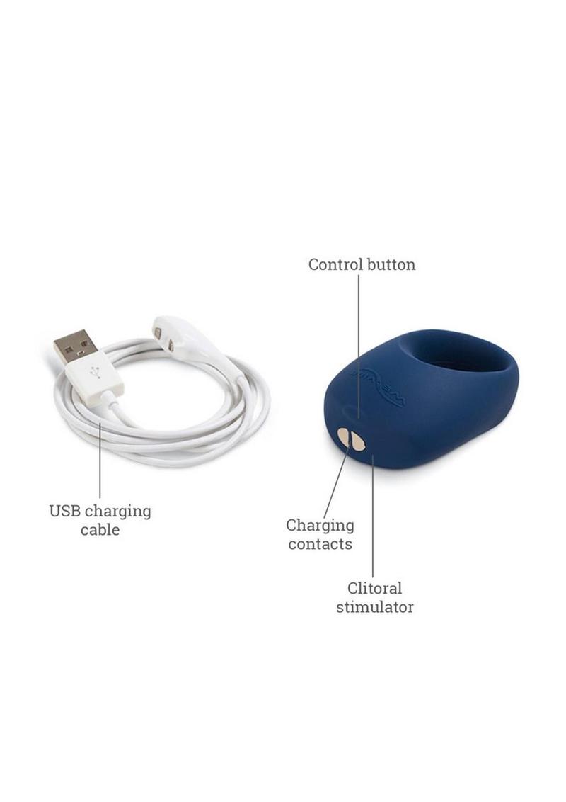 We - Vibe Pivot Rechargeable Silicone Vibrating Cock Ring - Its Cassidy Bybee