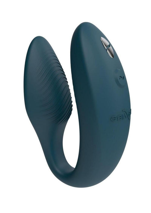 Load image 1 in gallery view. We-Vibe Sync 2 Rechargeable Silicone Couples Vibrator with Remote Control - Velvet - Green