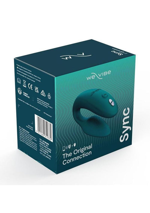 Load image 1 in gallery view. We-Vibe Sync 2 Rechargeable Silicone Couples Vibrator with Remote Control - Velvet - Green
