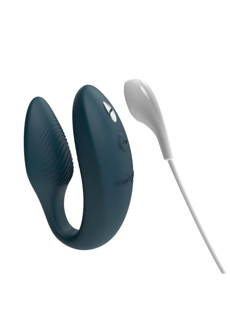We-Vibe Sync 2 Rechargeable Silicone Couples Vibrator with Remote Control - Velvet We-Vibe