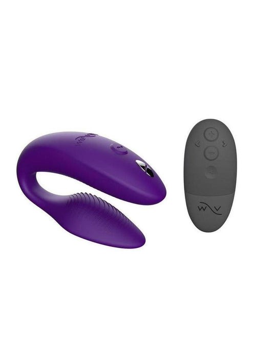 Load image 1 in gallery view. We-Vibe Sync 2nd Generation Rechargeable Silicone Couples Vibrator with Remote Control - Purple