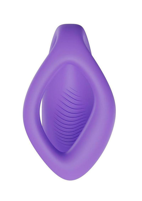 Load image 1 in gallery view. We-Vibe Sync O Rechargeable Silicone Couples Vibrator with Remote Control - Light - Purple