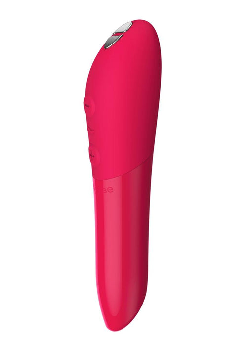 Load image 1 in gallery view. We-Vibe Tango X Rechargeable Clitoral Mini Bullet Vibrator - Cherry Red/Red