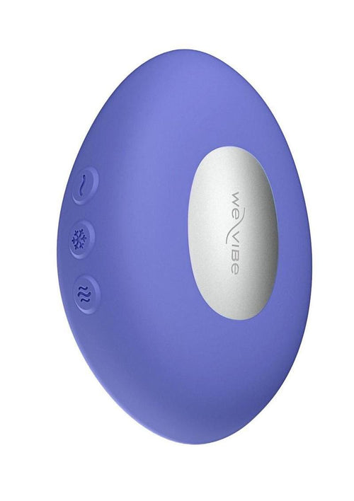 Load image 1 in gallery view. We-Vibe Temp Heating and Cooling Rechargeable Silicone Lay-On Vibrator - Lavender - Blue