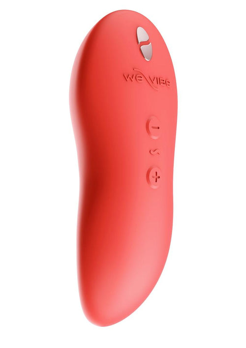 Load image 1 in gallery view. We-Vibe Touch X Rechargeable Silicone Clitoral Mini Vibrator - Crave - Coral
