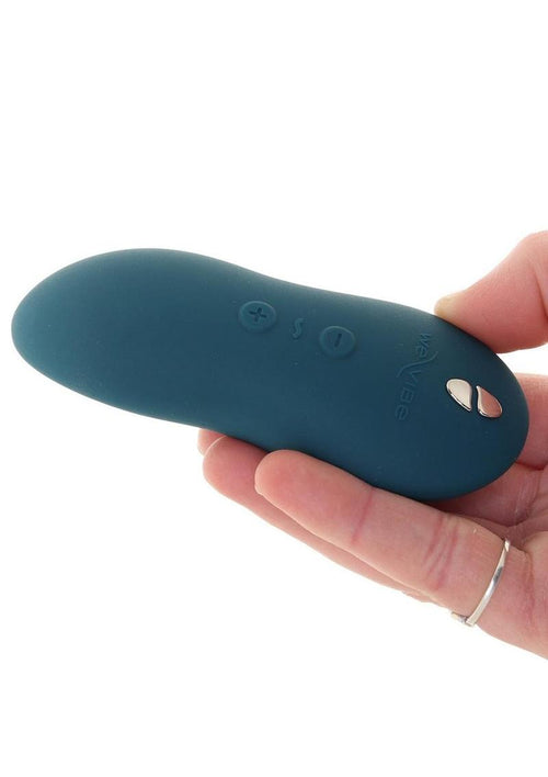 Load image 1 in gallery view. We-Vibe Touch X Rechargeable Silicone Clitoral Mini Vibrator - Green Velvet We-Vibe