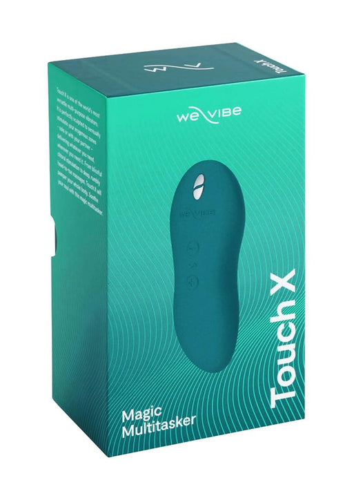 Load image 1 in gallery view. We-Vibe Touch X Rechargeable Silicone Clitoral Mini Vibrator - Green Velvet