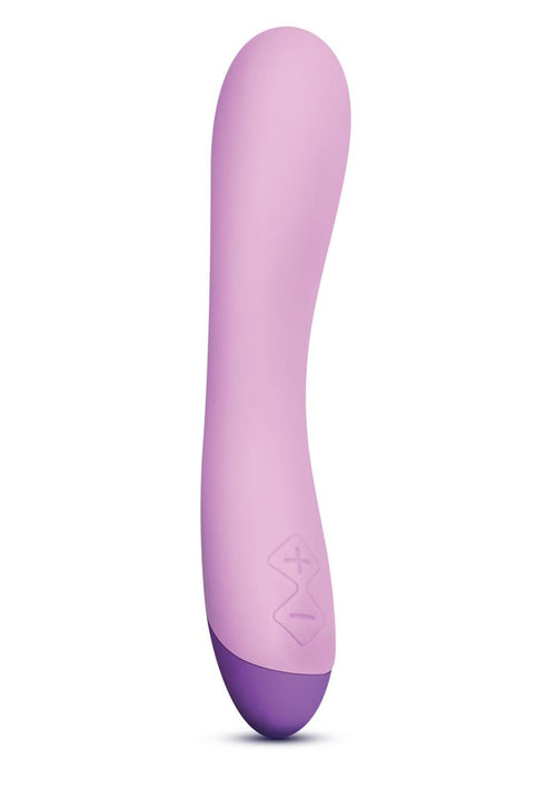 Load image 1 in gallery view. Wellness G Curve Rechargeable Silicone G-Spot Vibrator - Pink/Purple