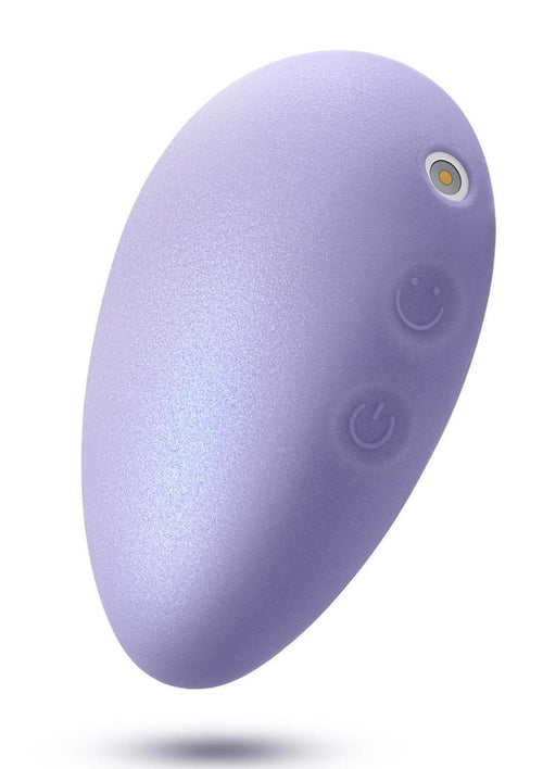 Load image 1 in gallery view. Wellness Serene Vibe Rechargeable Silicone Vibrating Egg with Remote - Lavender/Purple