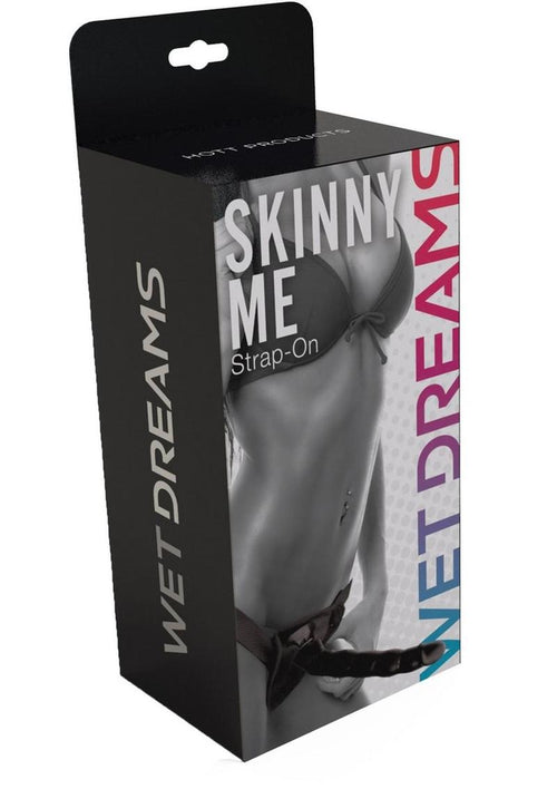 Load image 1 in gallery view. Wet Dreams Skinny My Strap-On - Black - 7in