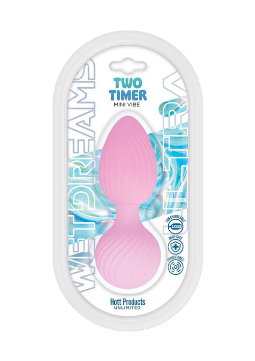 Load image 1 in gallery view. Wet Dreams Two Timer Rechargeable Silicone Pleasure Ball - Magenta/Pink