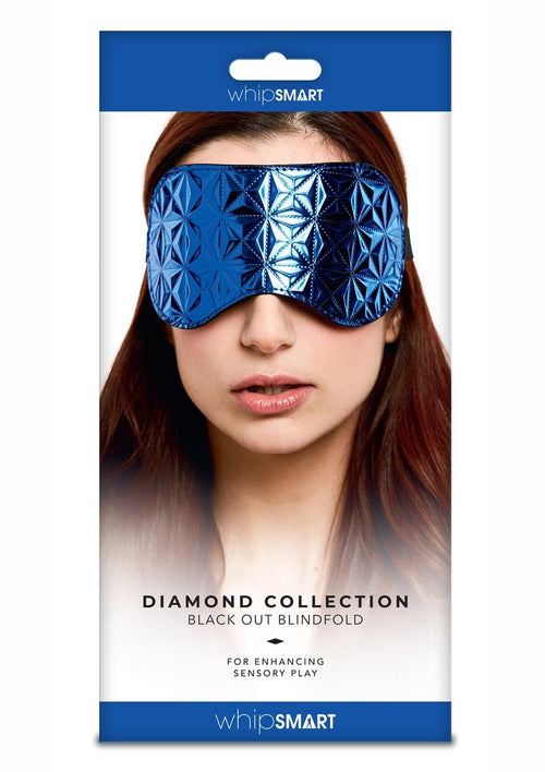 Load image 1 in gallery view. WhipSmart Black Out Blindfold - Blue
