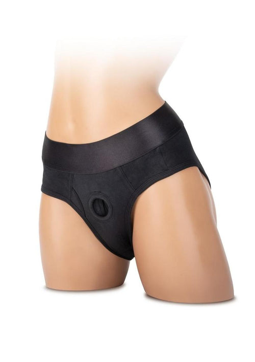 Load image 1 in gallery view. WhipSmart Brief Harness - Black - Large