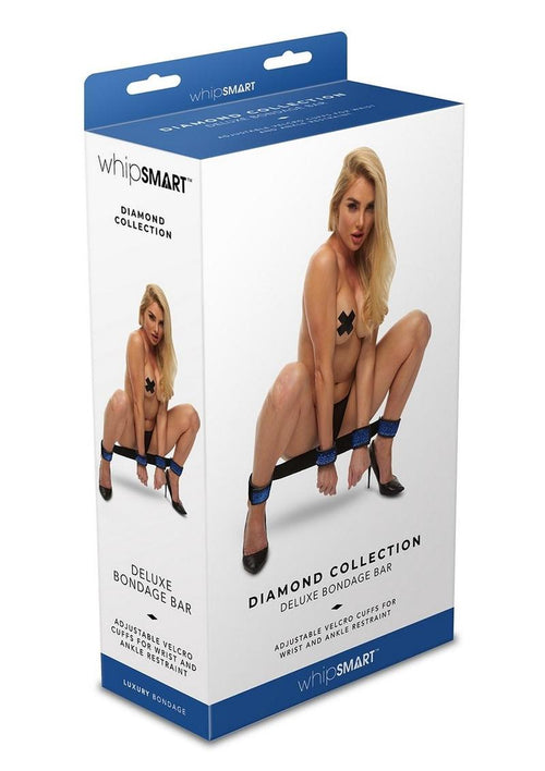 Load image 1 in gallery view. WhipSmart Diamond Bondage Bar - Blue