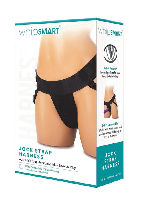 Load image 1 in gallery view. WhipSmart Jock Strap Harness - Black - One Size