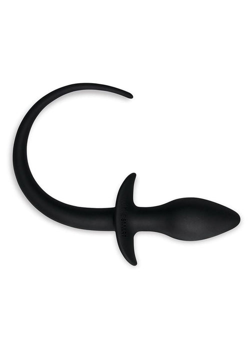 Load image 1 in gallery view. WhipSmart Play Tails Silicone Doggy Tail - Black - 3in
