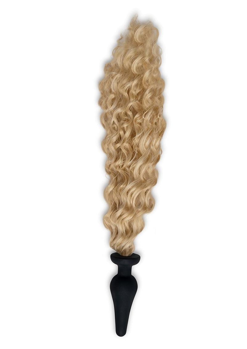 WhipSmart Silicone Plug 4in with Pony Tail - Blondie Whipsmart