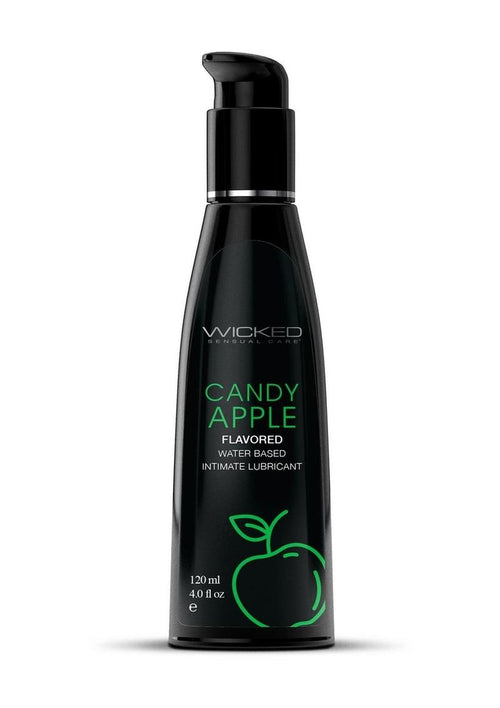 Load image 1 in gallery view. Wicked Aqua Water Based Flavored Lubricant Candy Apple - 4oz