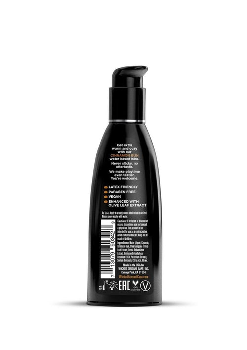Load image 1 in gallery view. Wicked Aqua Water Based Flavored Lubricant Cinnamon Bun - 2oz