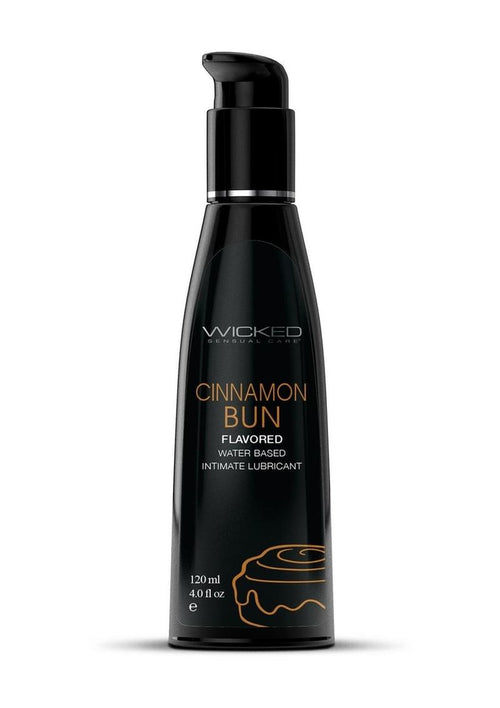 Load image 1 in gallery view. Wicked Aqua Water Based Flavored Lubricant Cinnamon Bun - 4oz