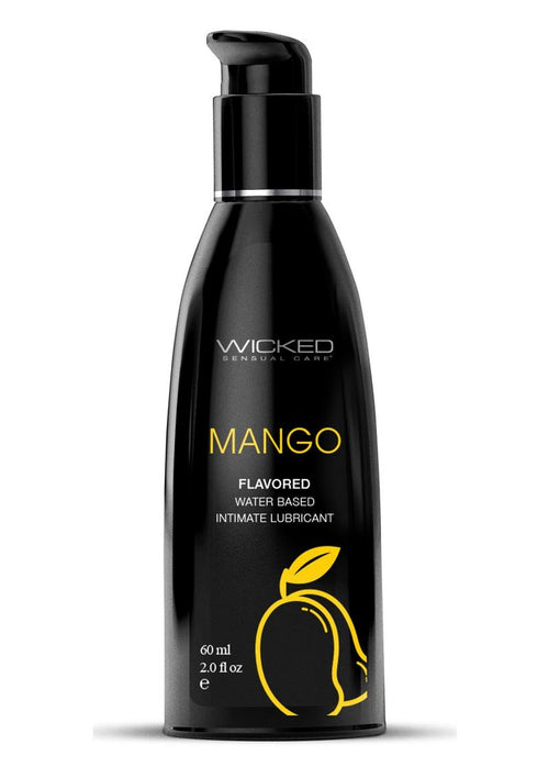 Load image 1 in gallery view. Wicked Aqua Water Based Flavored Lubricant Mango - 2oz