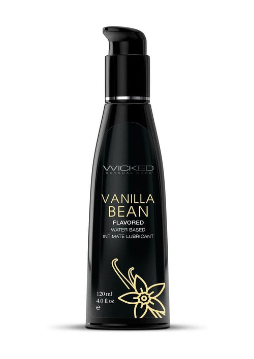Load image 1 in gallery view. Wicked Aqua Water Based Flavored Lubricant Vanilla Bean - 4 Oz