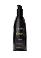 Wicked Aqua Water Based Sensitive Hypoallergenic Lubricant