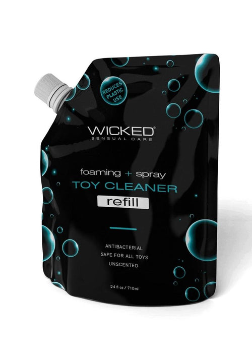 Load image 1 in gallery view. Wicked Sensual Foam and Fresh Toy Cleaner Refill Pouch - 24oz.