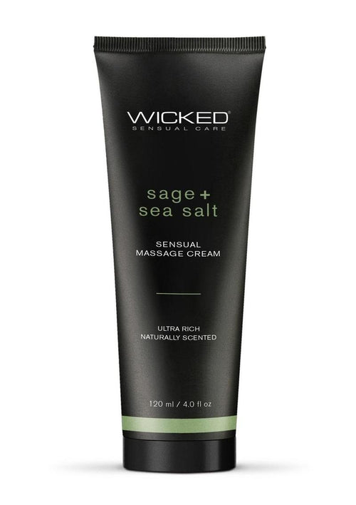 Load image 1 in gallery view. Wicked Sensual Massage Cream - Sage and Sea Salt
